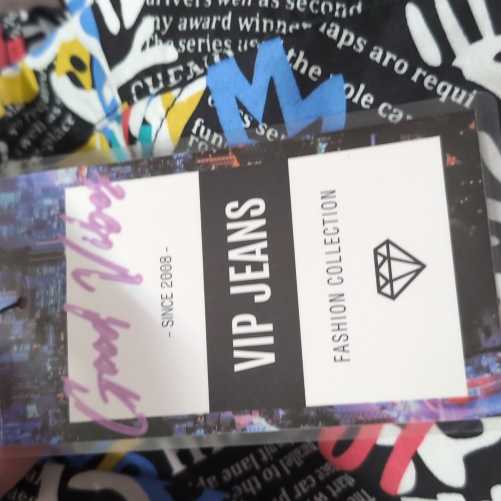 VIP Colorful Graffiti Jeans - Picture 4 of 4